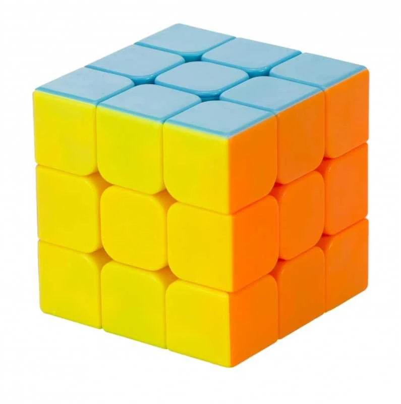 KIK Dėlionės žaidimas Dėlionės kubas 3x3 neon 5,65 cm