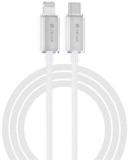 Devia kabelis Extreme EC654 PD USB-C - Lightning 1,5 m 27W 3A baltos spalvos