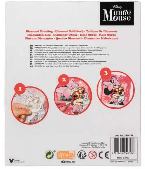 Nezatříděno „Disney Diamond Cutter Minnie“ pelės deimantų tapyba ZA 5132