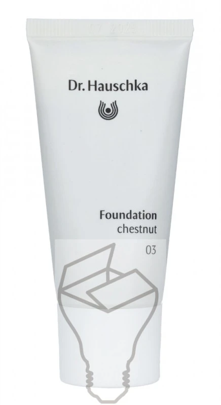 "Dr. Hauschka Foundation" makiažo pagrindas 03 Kaštonas 30ml