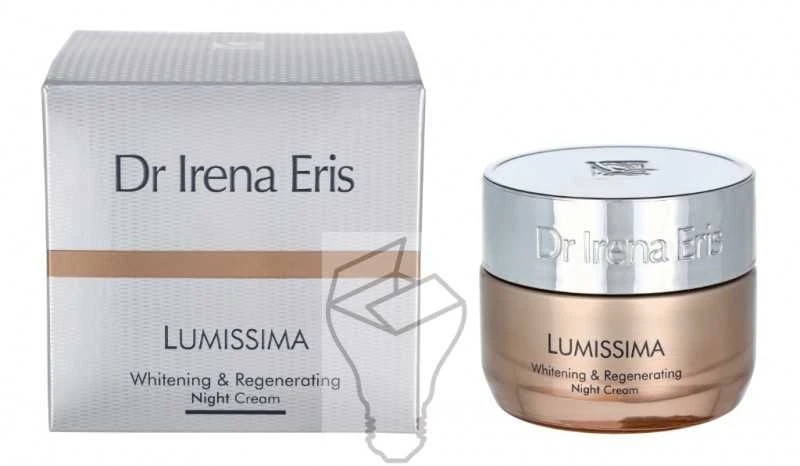 Dr Irena Eris Lumissima Whitening & Regenerating Night Kreminis naktinis veido kremas, 50 ml