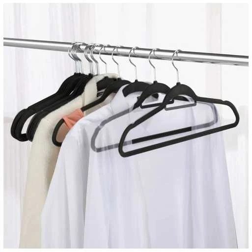 Clothes hanger 20pcs - juodas Ruhhy 22536