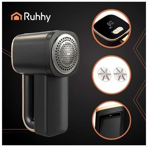 Ruhhy 26642 Cordless Clothes Shaver Juodas