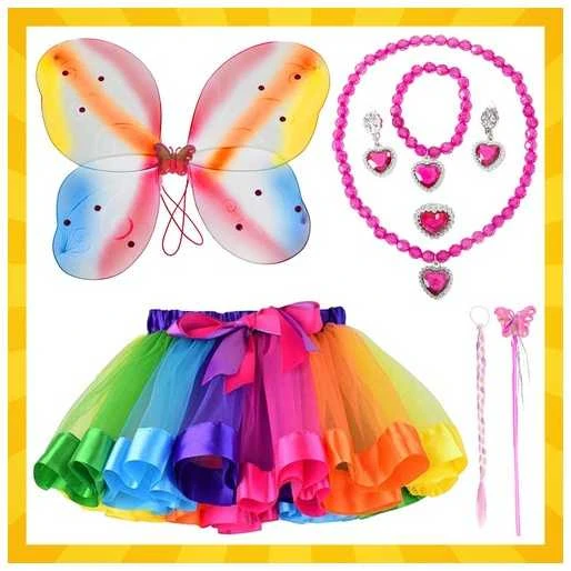 Butterfly Costume 6 Piece Kruzzel 26742
