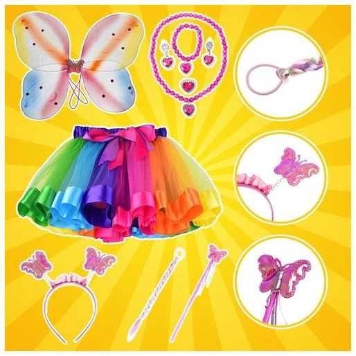 Butterfly Costume 6 Piece Kruzzel 26742