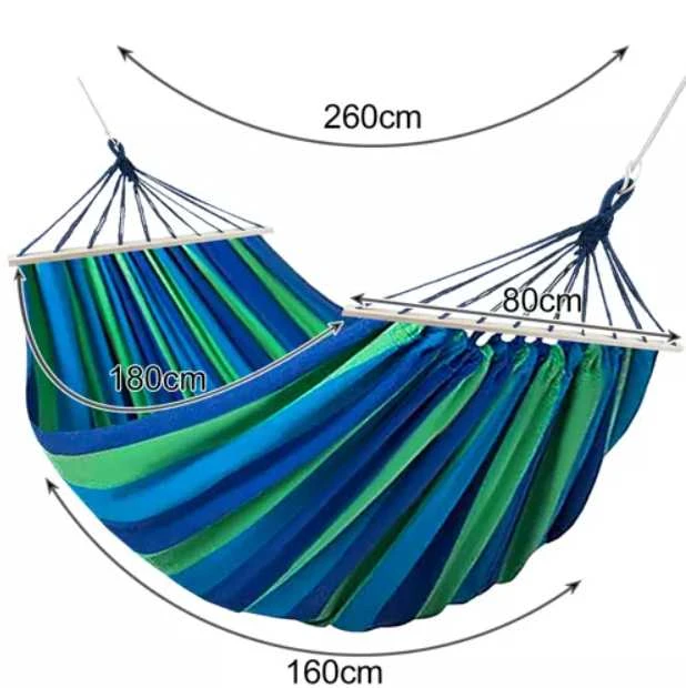 Double garden hammock 260x160cm Gardlov 21078