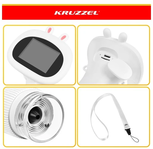 Kruzzel 1000x Baltas Educational Microscope