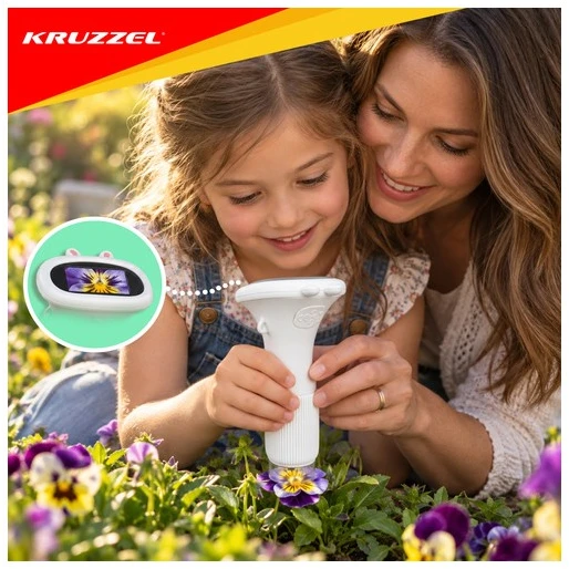 Kruzzel 1000x Baltas Educational Microscope