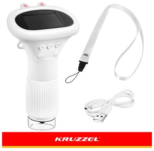 Kruzzel 1000x Baltas Educational Microscope