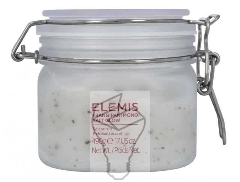 Elemis Frangipani Monoi Salt Glow Scrub skaistinantis kūno šveitiklis, 490 g
