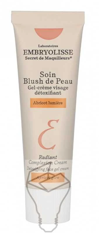 Embryolisse Radiant Complexion Kreminis Detoxifying Apricot Glow detoksikuojantis dieninis kremas veidui ir akių kontūrui, 30 ml