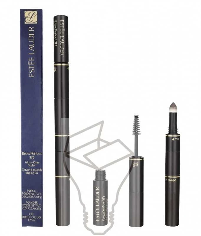 Estée Lauder Browperfect 3d antakių pieštukas 3 viename juodai rudas 1 U