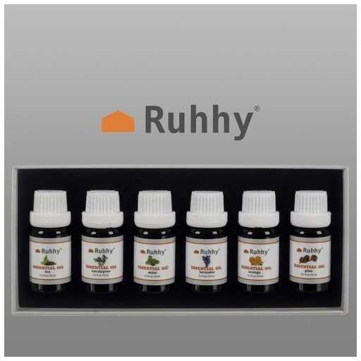 Drėkintuvas Kvapieji aliejai - 6 vnt. rinkinys, 10 ml, Ruhhy 21939