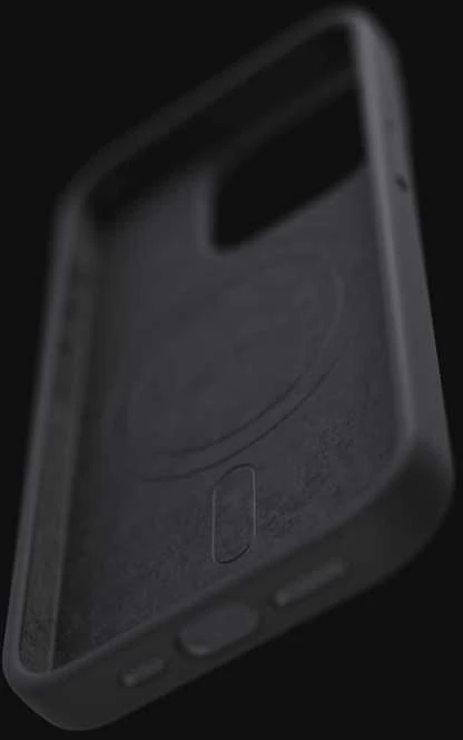 Telforceone Etteri Silicone Mag dėklas Apple iPhone 13 6,1" juodos spalvos