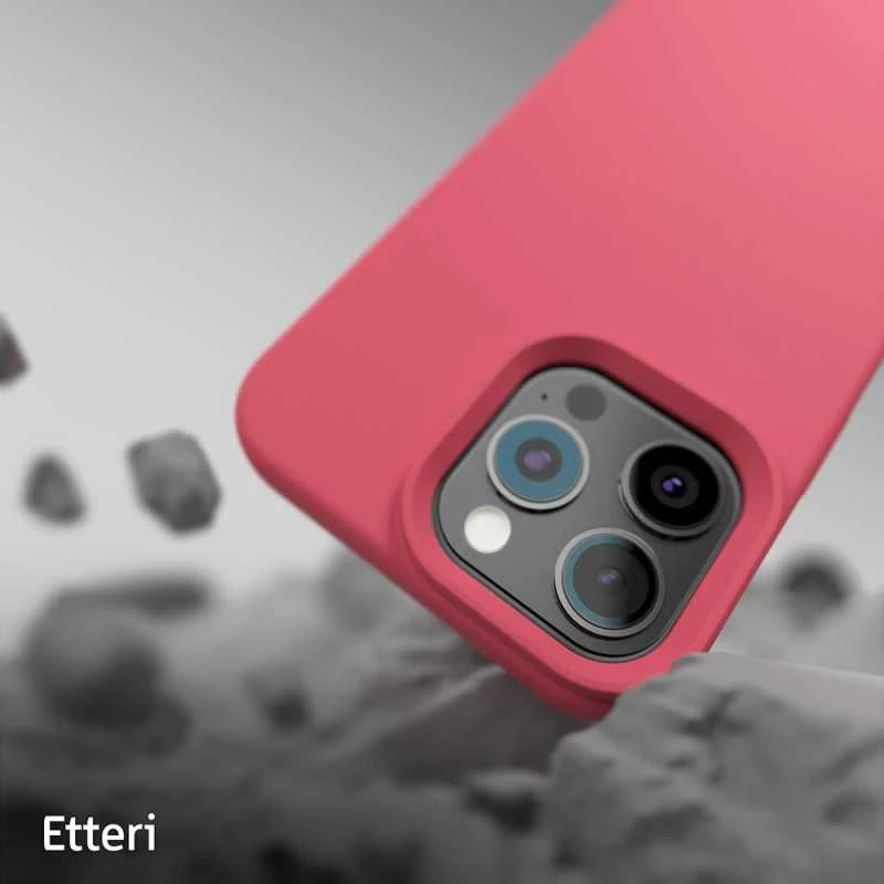 Dėklas Telforceone Etteri Silicone Mag Apple iPhone 16 Pro Max 6.9" aviečių