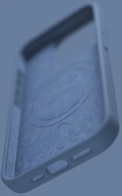 Dėklas Telforceone Etteri Silicone Mag Apple iPhone 15 Pro Max 6,7" mėlynos spalvos
