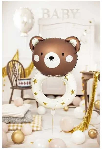 Folijos balionas Rattle bear 45cm x 67cm
