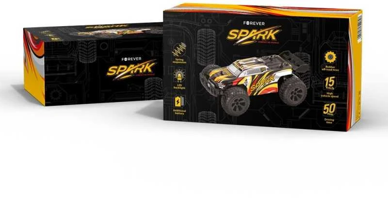 Forever Nuotoliu valdomas automobilis Spark