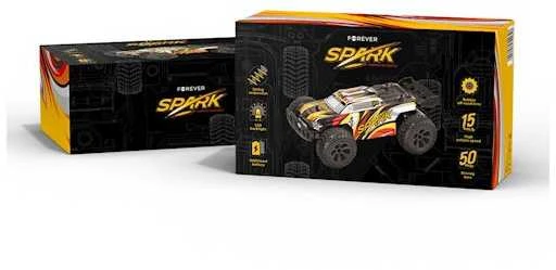 Forever Nuotoliu valdomas automobilis Spark