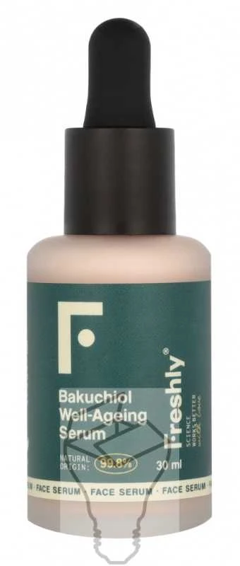 Freshly Cosmetics Bakuchiol Well-Ageing Serum senėjimą stabdantis serumas veidui, 30 ml