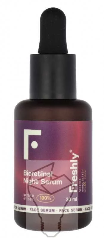 Freshly Cosmetics Bioretinal Night Serum naktinis veido serumas, 30 ml