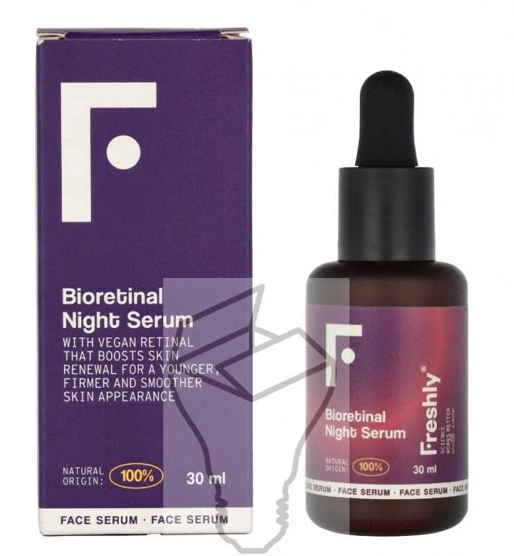 Freshly Cosmetics Bioretinal Night Serum naktinis veido serumas, 30 ml