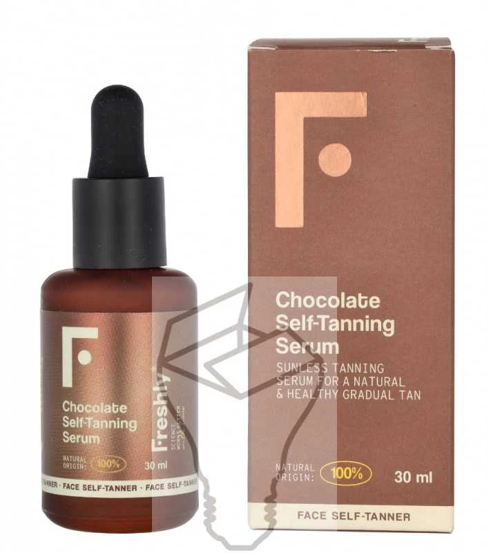 Freshly Cosmetics Chocolate Self-Tanning Serum laipsniškas savaiminio įdegio serumas veidui, 30 ml