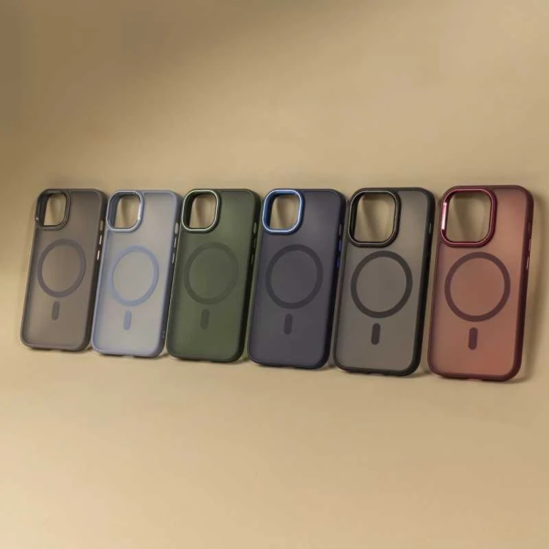 Telforceone Frozen Mag dėklas iPhone 12 12 Pro 6,1 tamsiai mėlynas