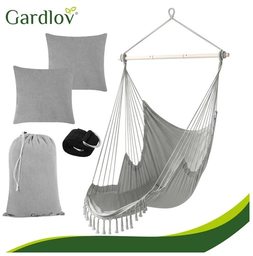 Gardlov pakabinamas sūpynių krėslas, 210 cm, pilkas