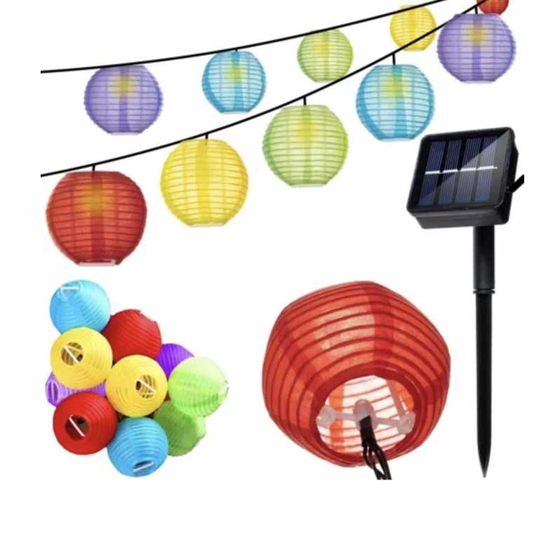 Gardlov Spalvota sodo girlianda su saulės baterija 3,5m 2V IP44 23412