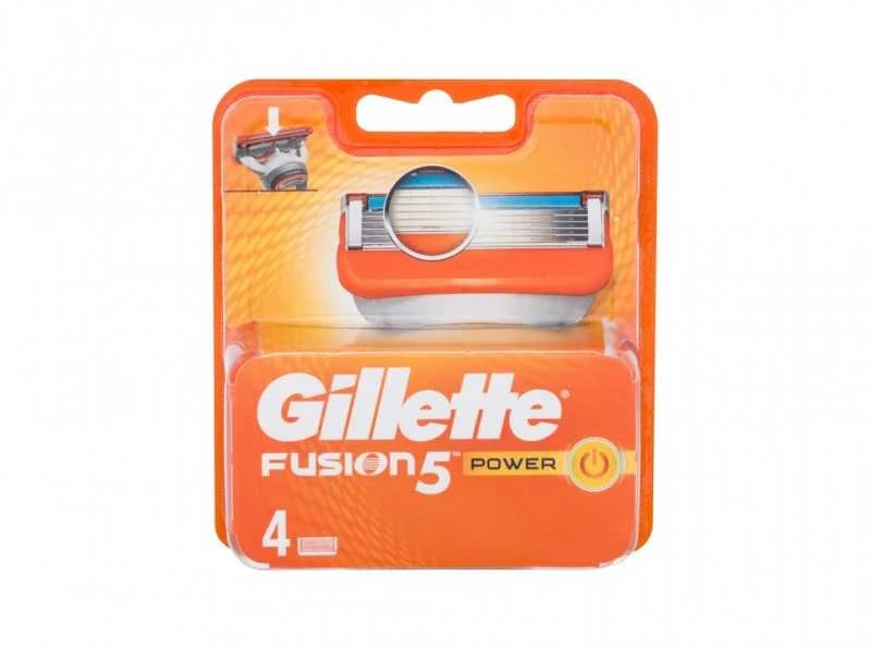 Gillete Skustuvo galvutės GILLETTE FUSION Power, 4 vnt.