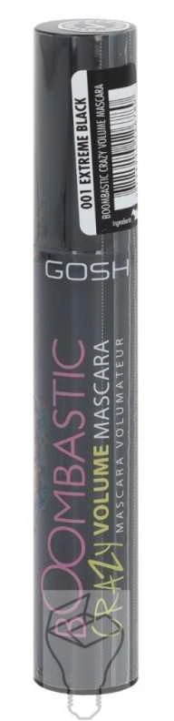 "Gosh Boombastic Crazy" blakstienų tušas 001 Extreme Juodas 13ml