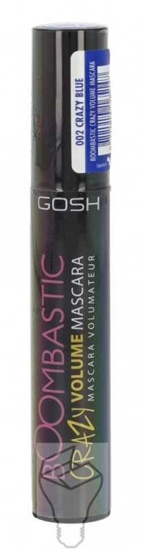 Gosh Boombastic Crazy Volume Blakstienų tušas 002 Crazy Mėlyna, 13 ml