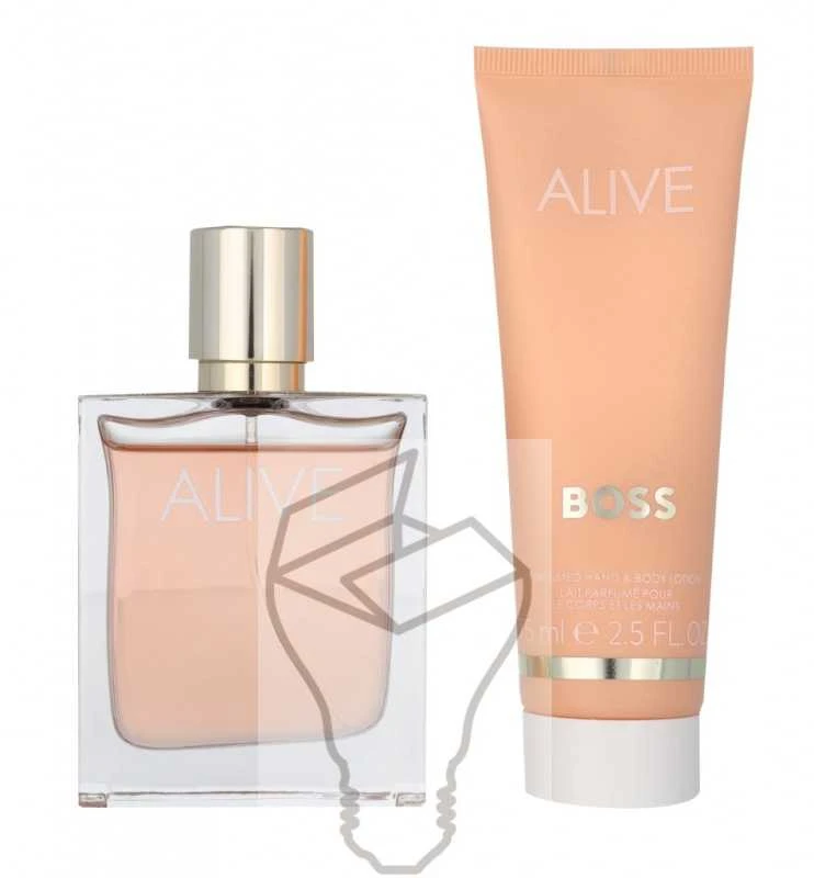 Hugo Boss Alive EDP rinkinys moterims (EDP, 50 ml + kūno losjonas, 75 ml)