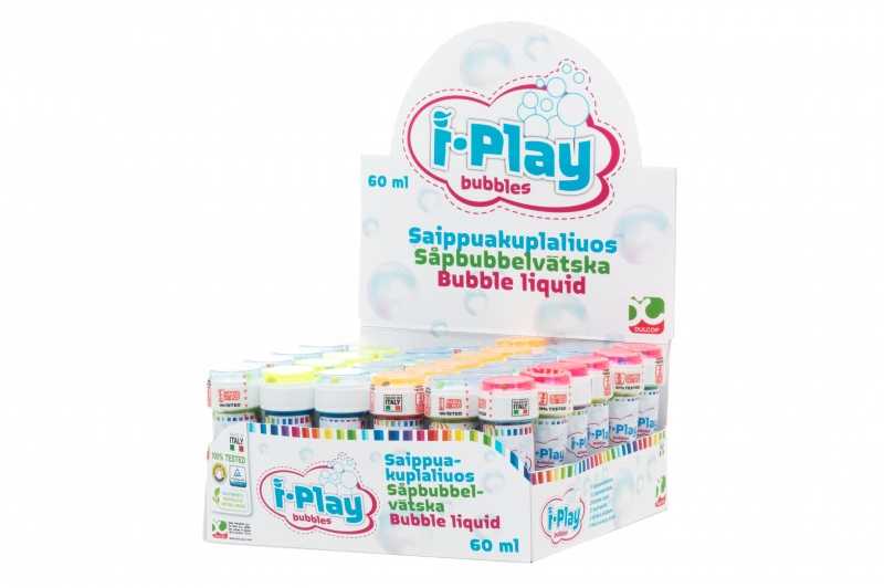I-PLAY Iplay Spalvoti muilo burbulai 60ml