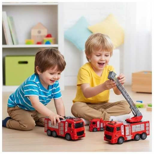 Iso Trade Fire brigade car set 26305