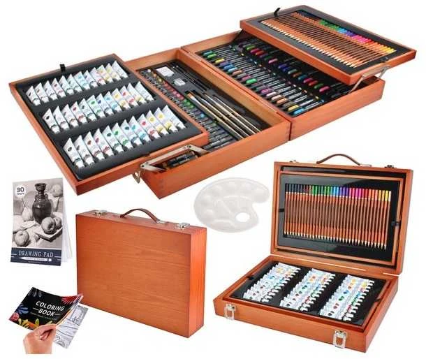 Iso Trade Dažymo rinkinys 174vnt lagamine