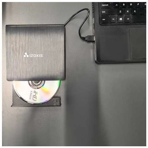 Išorinis diskas + CD įrašymo įrenginys Izoxis 24351