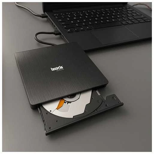 „Izoxis 26083“ išorinis diskas + CD/DVD įrašymo įrenginys