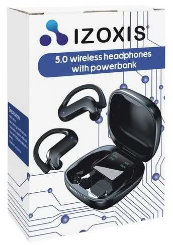 Izoxis 5.0 belaidės ausinės su Power Bank 22592