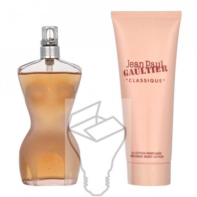 Jean Paul Gaultier Classique EDT rinkinys moterims (EDT, 50 ml + kūno losjonas, 75 ml)