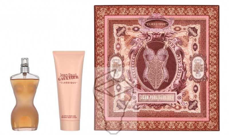 Jean Paul Gaultier Classique EDT rinkinys moterims (EDT, 50 ml + kūno losjonas, 75 ml)