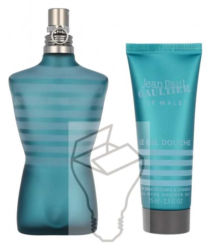Jean Paul Gaultier Le Male rinkinys vyrams (EDT, 125 ml + dušo želė, 75 ml)