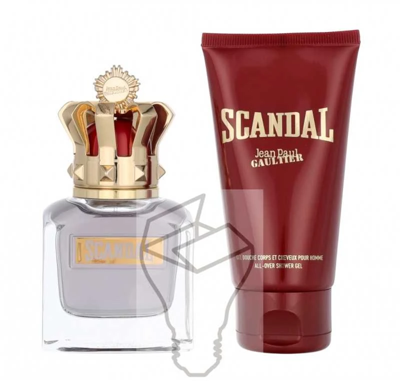 Jean Paul Gaultier Scandal Pour Homme rinkinys vyrams (EDT, 50 ml + dušo želė, 75 ml)