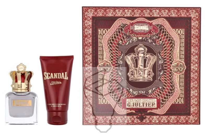 Jean Paul Gaultier Scandal Pour Homme rinkinys vyrams (EDT, 50 ml + dušo želė, 75 ml)