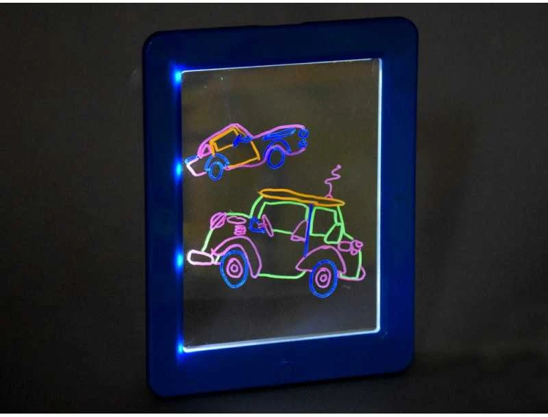 Jokomisiada Apšviesta lenta + 3D akiniai TA0092 rašikliai