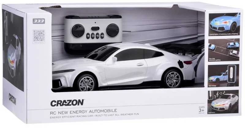 Jokomisiada Automobilis + įkrovimo stotelė Elektromobilių spalvoti žibintai RC0687