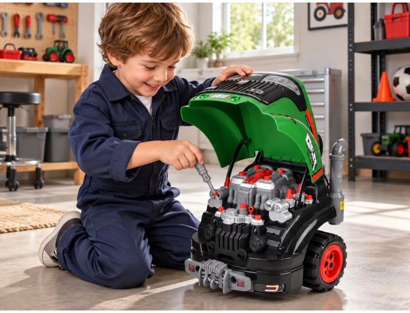 Jokomisiada AUTOMOBILIŲ DIRBTUVĖS „Sukurk traktoriaus variklį“ mechaniko rinkinys ZA6305