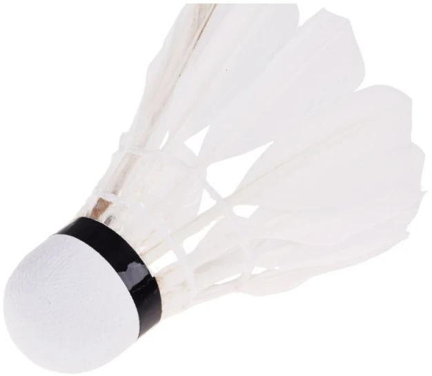 Jokomisiada Badminton shuttlecocks made of natural feathers - set of 12 in a tube SP0863