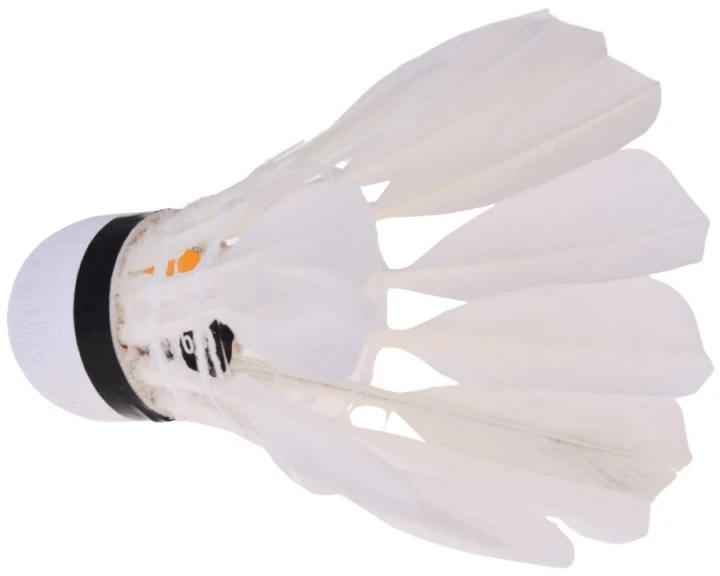 Jokomisiada Badminton shuttlecocks made of natural feathers - set of 12 in a tube SP0863